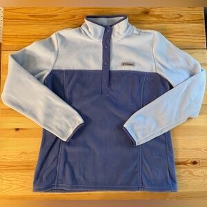 Columbia Soft Blue Fleece Jacket